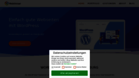 What Webtimiser.de website looked like in 2021 (3 years ago)