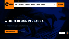 What Wiza.ug website looked like in 2021 (3 years ago)