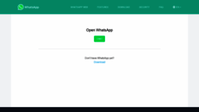What Wa.me website looked like in 2021 (4 years ago)