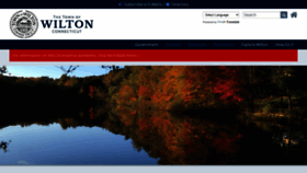 What Wiltonct.org website looked like in 2021 (3 years ago)