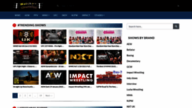 What Watchprowrestling.com website looked like in 2021 (3 years ago)