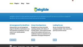 What Webgilde.com website looked like in 2021 (3 years ago)