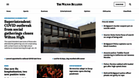 What Wiltonbulletin.com website looked like in 2021 (3 years ago)
