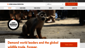 What Worldanimalprotection.org website looked like in 2021 (3 years ago)