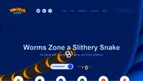 What Worms.zone website looked like in 2021 (3 years ago)