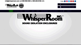 What Whisperroom.com website looked like in 2021 (3 years ago)