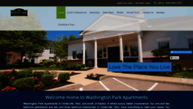 What Washingtonparkapts.com website looked like in 2021 (3 years ago)