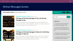 What Wishesmsgquotes.com website looked like in 2021 (3 years ago)