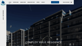 What Wave-residence.ro website looked like in 2021 (3 years ago)