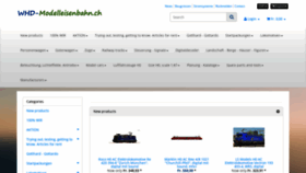 What Whd-modelleisenbahn.ch website looked like in 2021 (3 years ago)
