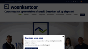 What Woonkantoor.be website looked like in 2021 (3 years ago)