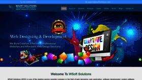 What Wsoftsolutions.com website looked like in 2021 (3 years ago)