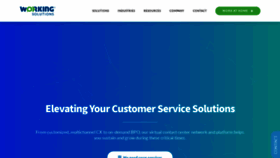 What Workingsolutions.com website looked like in 2021 (3 years ago)