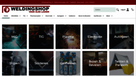 What Weldingshop.nl website looked like in 2021 (3 years ago)