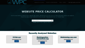 What Website-price-calculator.info website looked like in 2021 (3 years ago)