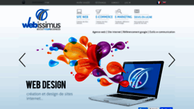 What Webissimus.com website looked like in 2021 (4 years ago)