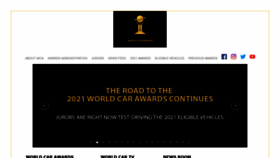 What Worldcarawards.com website looked like in 2021 (3 years ago)