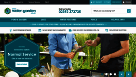 What Water-garden.co.uk website looked like in 2021 (3 years ago)
