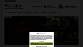 What Waldviertlerin.at website looked like in 2021 (3 years ago)