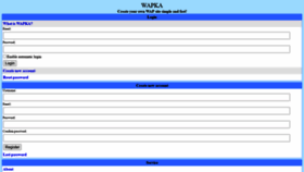 What Wapka.io website looked like in 2021 (3 years ago)