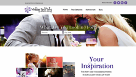 What Weddingandpartynetwork.com website looked like in 2021 (3 years ago)
