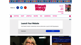 What Womansweekly.com website looked like in 2021 (3 years ago)