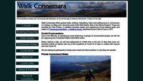 What Walkconnemara.com website looked like in 2021 (3 years ago)