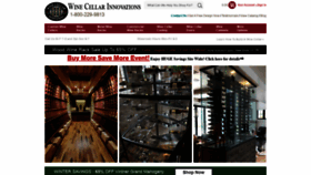 What Winecellarinnovations.com website looked like in 2021 (3 years ago)
