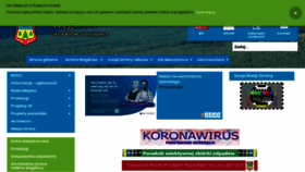What Wegliniec.pl website looked like in 2021 (3 years ago)
