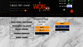 What Wontvplus.com website looked like in 2021 (3 years ago)