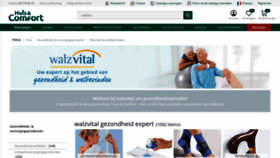 What Walzvital.be website looked like in 2021 (3 years ago)