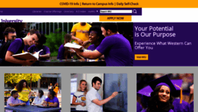 What Wiu.edu website looked like in 2021 (3 years ago)