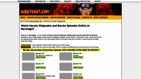 What Ww18.narutoget.io website looked like in 2021 (3 years ago)