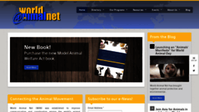 What Worldanimal.net website looked like in 2021 (3 years ago)