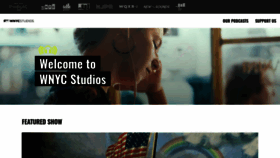 What Wnycstudios.org website looked like in 2021 (3 years ago)