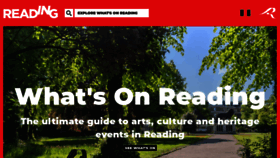 What Whatsonreading.com website looked like in 2021 (3 years ago)