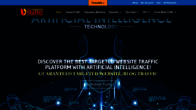 What Webtargetedtraffic.com website looked like in 2021 (3 years ago)