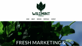 What Wildmintmedia.com website looked like in 2021 (3 years ago)