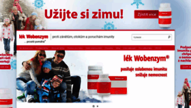 What Wobenzym.cz website looked like in 2021 (3 years ago)