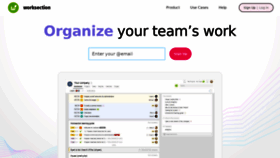 What Worksection.com website looked like in 2021 (3 years ago)