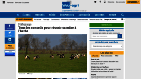 What Web-agri.fr website looked like in 2021 (3 years ago)