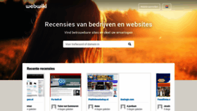 What Webwiki.nl website looked like in 2021 (3 years ago)
