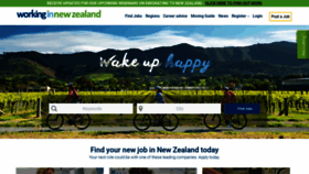 What Workingin-newzealand.com website looked like in 2021 (3 years ago)
