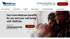 What Wellcarenow.com website looked like in 2021 (3 years ago)