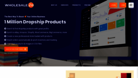 What Wholesale2b.com website looked like in 2021 (3 years ago)
