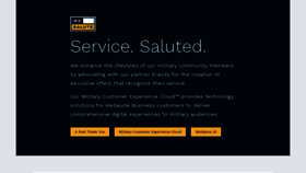 What Wesalute.com website looked like in 2021 (3 years ago)
