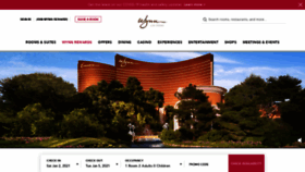 What Wynnlasvegas.com website looked like in 2021 (3 years ago)