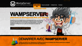What Wampserver.com website looked like in 2021 (3 years ago)