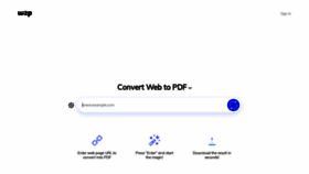 What Web2pdfconvert.com website looked like in 2021 (3 years ago)