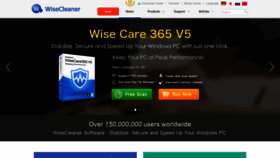 What Wisecleaner.com website looked like in 2021 (3 years ago)
